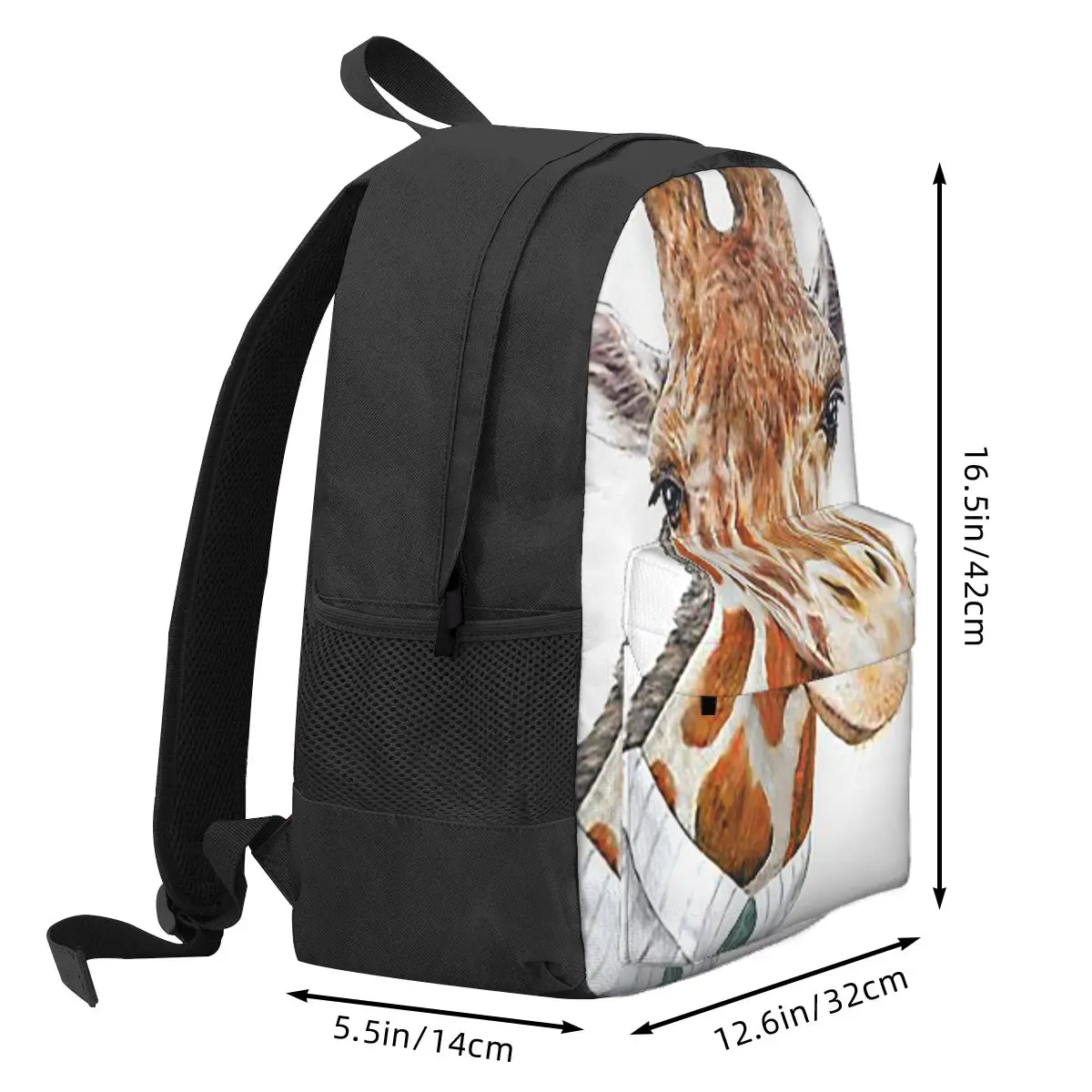 Giraffe Student Backpack School Bag Hiking Travel Daypack for Boys Girls Bookbag Shoulder Bags