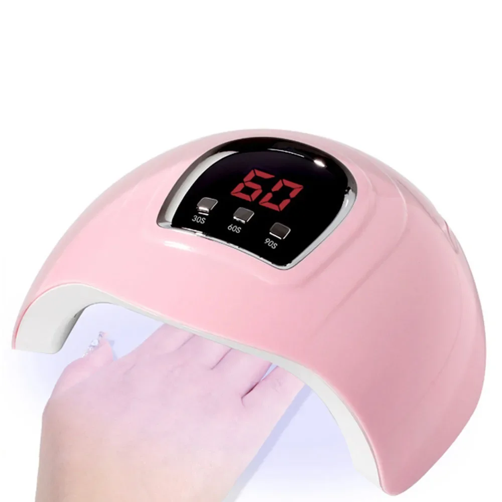 

LULAA Professional 54w Uv Led Nail Lamp Machine Intelligent Induction USB Cable Home Use Nail Gel Varnish Dryer