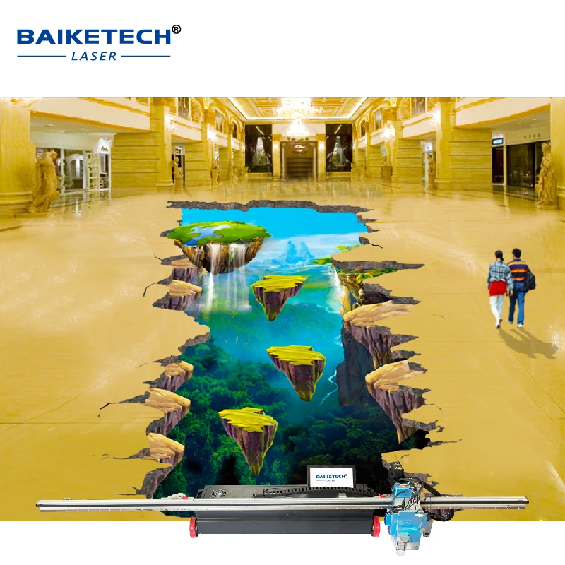 TH-UP32【FOB】AI Intelligent High-speed Wall Painting Machine with High Resolution single H16 printer head