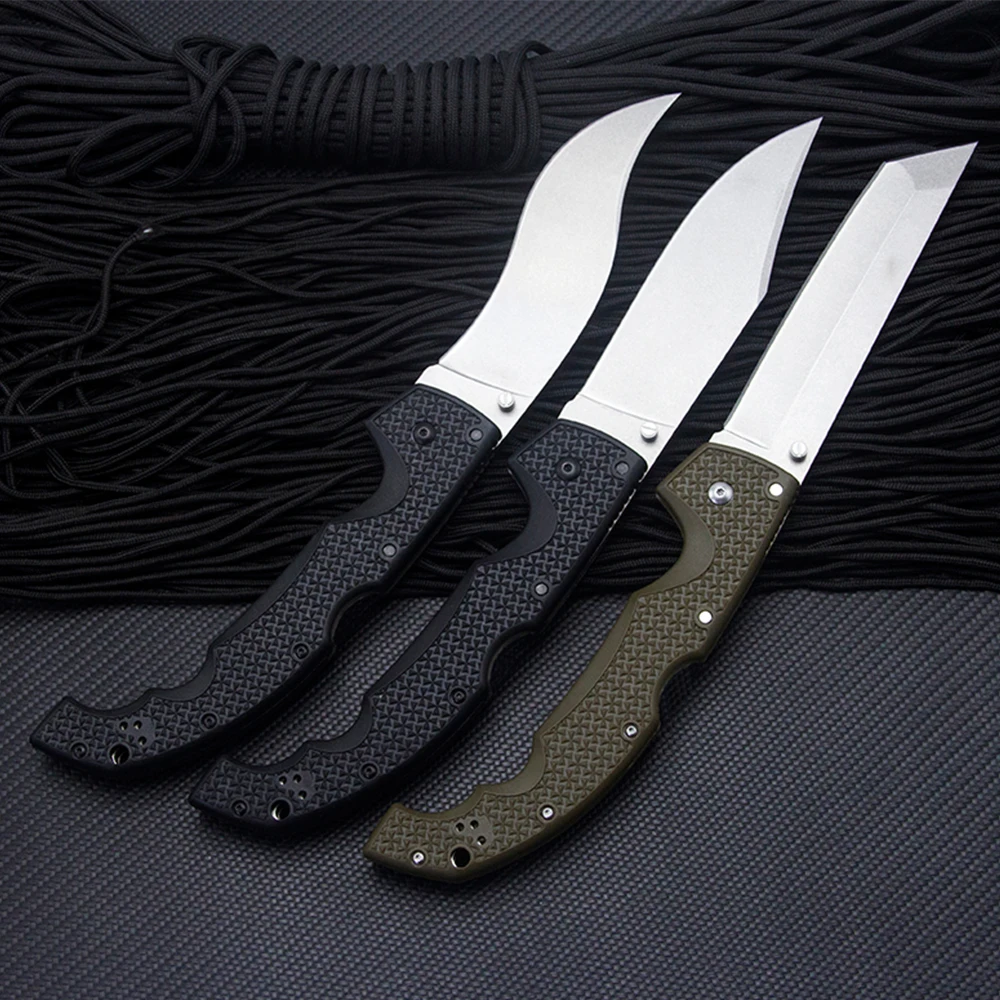 Voyager 12.26\'\' Large Multipurpose Combat Folding Knife 9cr18mov Blade Outdoor Military Survival Rescue Hunting Knives EDC Tools