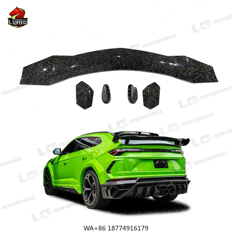 

New Design Spoiler for URUS Upgrade to M Style Dry Forged Carbon Fiber Rear Spoiler Car Modification