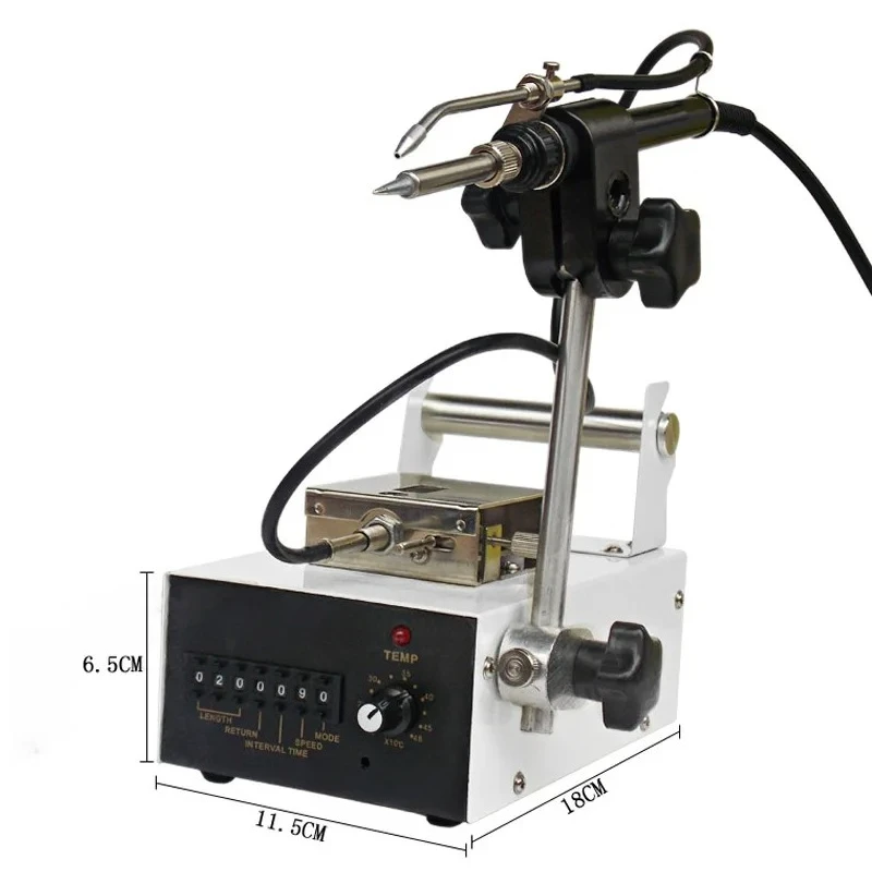 auto regular spot soldering welder machine pedal desktop soldering station auto tin out DKT-375A