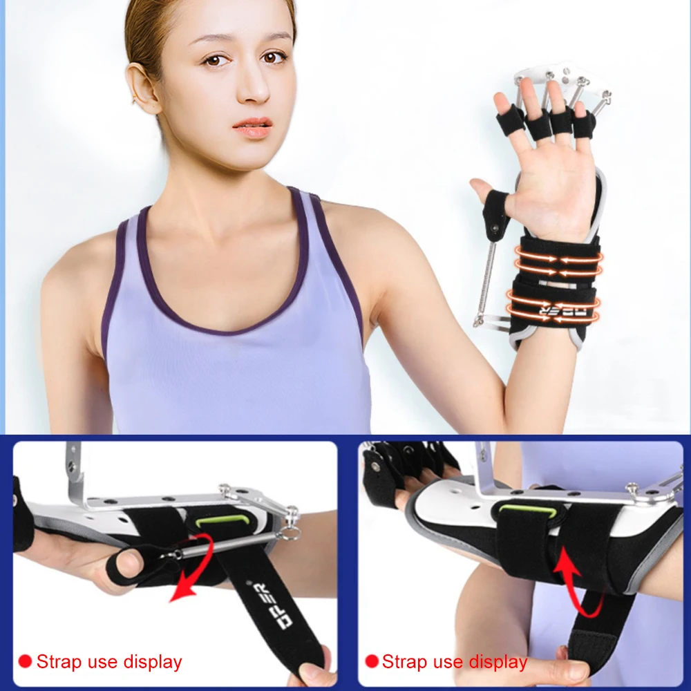 1Pcs Hand Wrist Finger Orthotics Training Device Wrist Finger Orthosis Brace Hands Finger Muscle Strength Rehabilitation Trainer