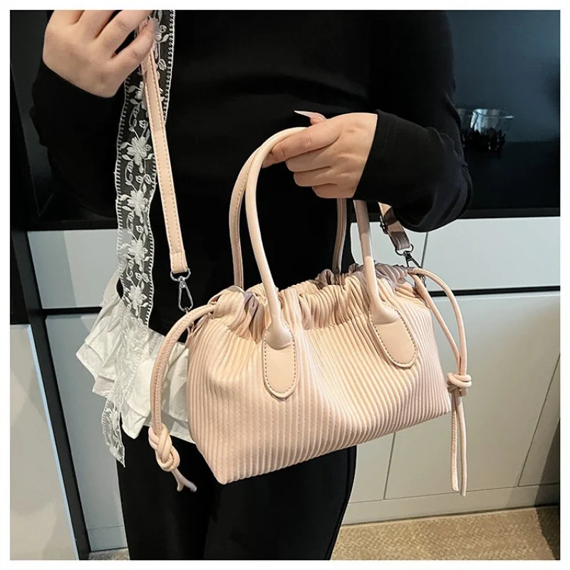 

High-Quality Ladies Tote Bag Crafted From Faux Leather Featuring High-End Paris Neat Lightweight Soft Vintage Daily Look​