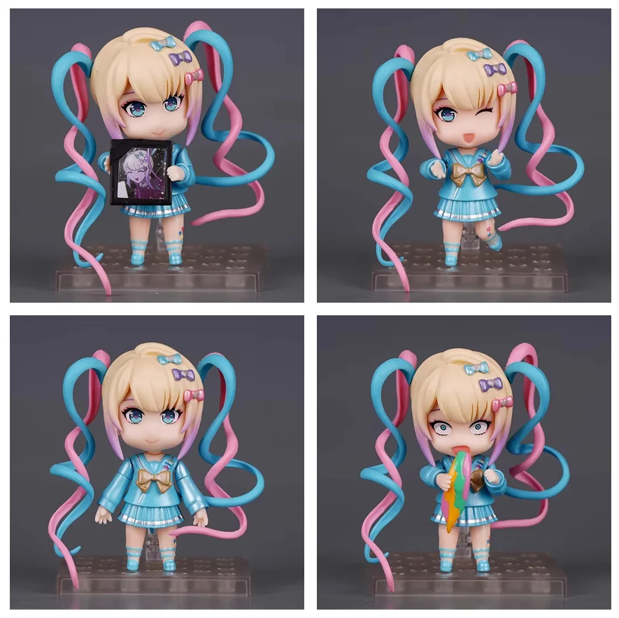 Niedlicher Kangel 2201 #   Q-Version Anime-Figur mit Austauschbarem Gesicht PVC-Statue Desktop-Ornament Modell-Spielzeug Sammlerstück Geschenke