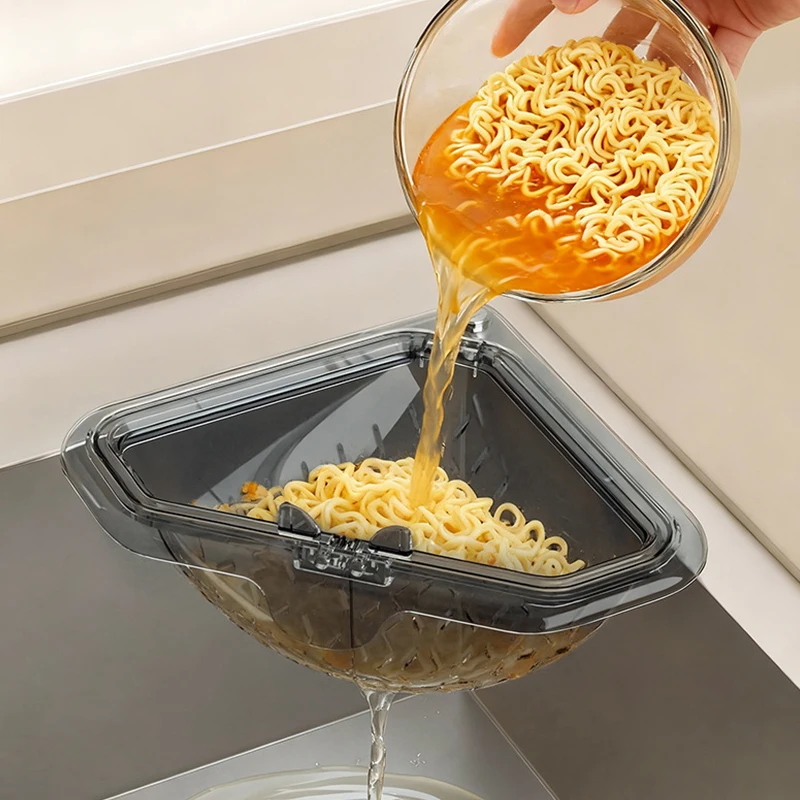 Separate Anti-leak Sink Drain Basket Filter Quickly Detachable Openable Bottom Cover Kitchen Sink Filter Strainer Magnetic