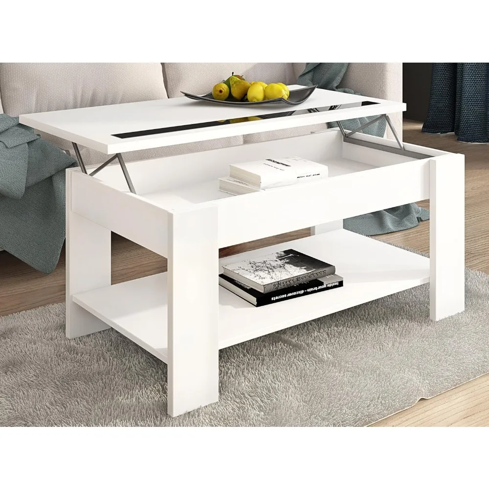 Mesa de Centro Elevable para Salon، Diseño Moderno y Funcional، Agueda #2