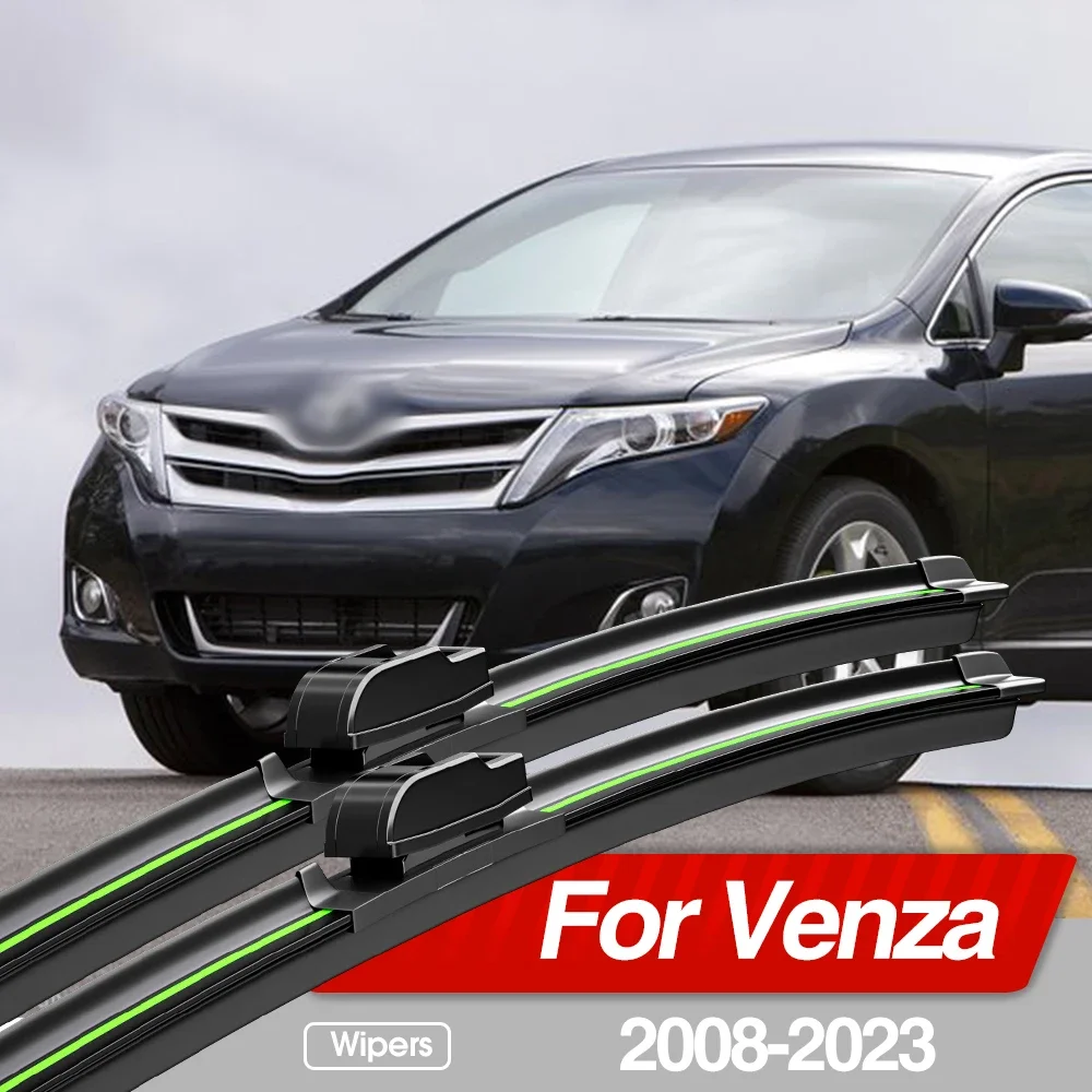 

For Toyota Venza 2008-2023 Front Windshield Wiper Blades 2pcs Windscreen Window Accessories 2009 2010 2011 2013 2015 2019 2020