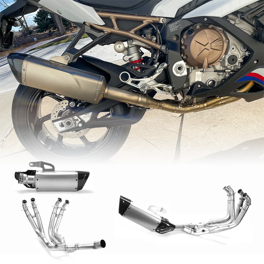 

2019-2022 For BMW S1000RR Muffler Assembly Exhaust Full System Header Front Link Pipe Stainless S 1000 RR Motorcycle Accessories