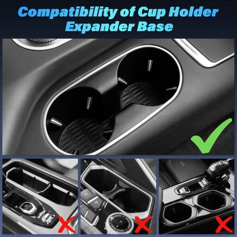  Rotatable Auto Dashboard Organiser with Build In Beverage Compartment Car Console Accessory for Snacks & Small Items