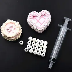 Polymer Clay Tool Mini Nozzle Set Cake Decorating Cream Dessert Food Toy DIY Intricate Designs Flowers Pottery Craft Suppl Tools