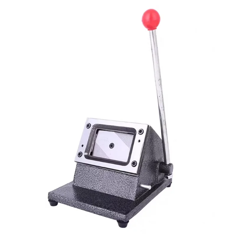 PVC Card Die Cutter For CR-80 Size 86x54mm ID Card Cutter Business Card Cutting Machine