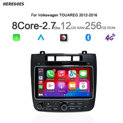Auto Android 13 Car DVD Player GPS Navigation CarPlay Car Radio Multimedia Bluetooth Wifi For Volkswagen VW Touareg 7P 2010-2018