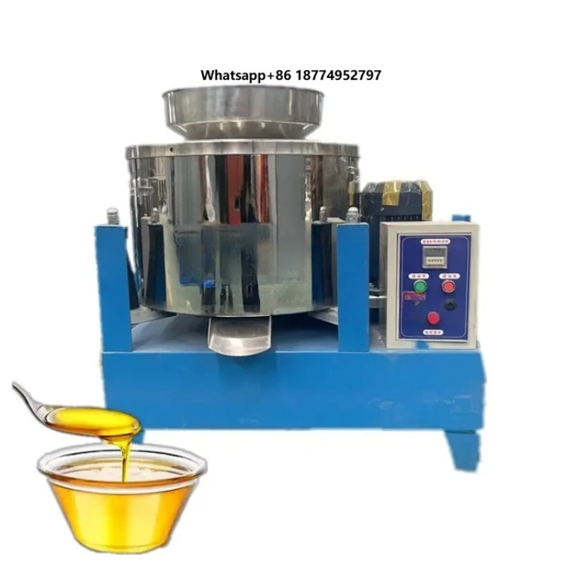 Stainless Steel Centrifugal Oil Residue Separator Engine-Driven 220V Commercial Use High Productivity Oils Cooking Oil Factory