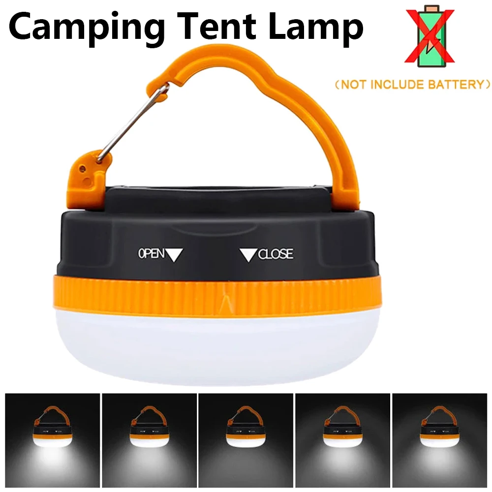 

Powerful LED Camping Light Portable Tent Lantern Lamp Outdoor Waterproof Hiking Night Hanging Lamp Flashlight Work Light Whosale