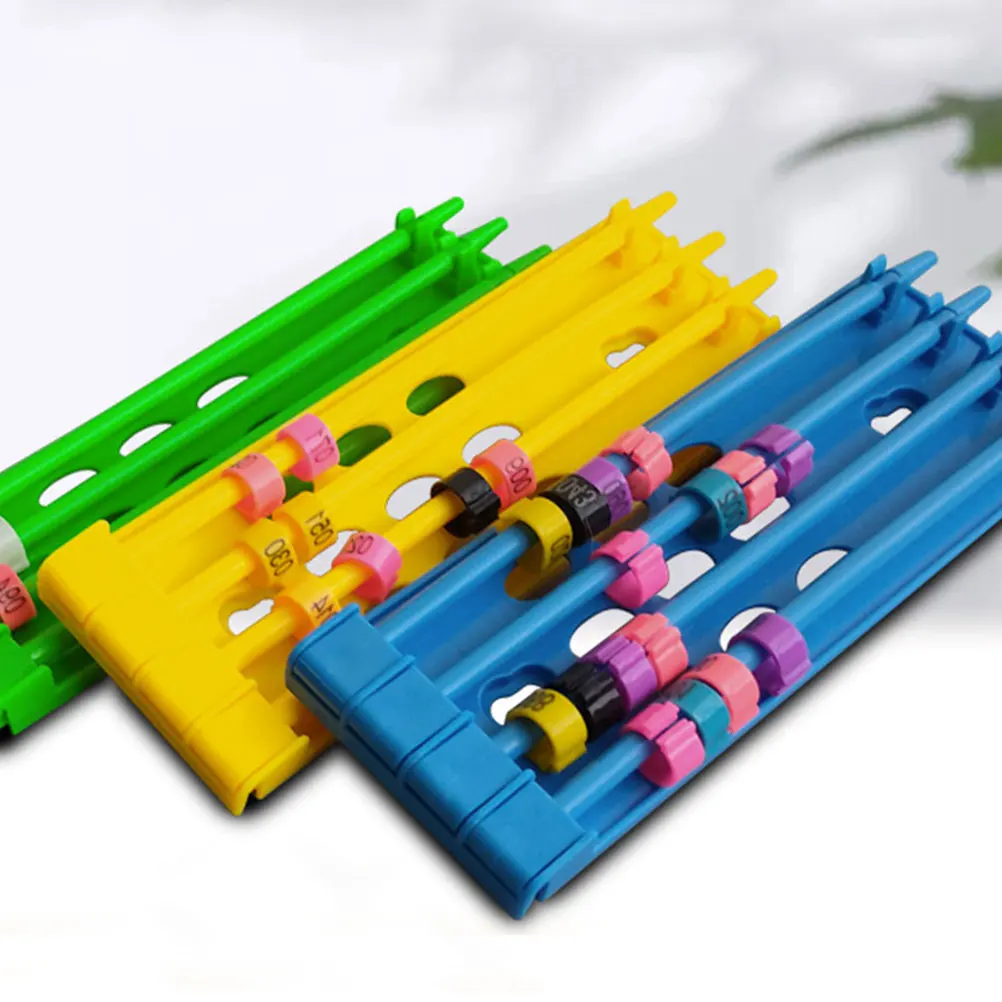 

4pcs Foot Holder Sturdy Racing Pigeon Leg Band Rack Durable Plastic Bird Training Ring Organizer Easy Install No Tools Harsh