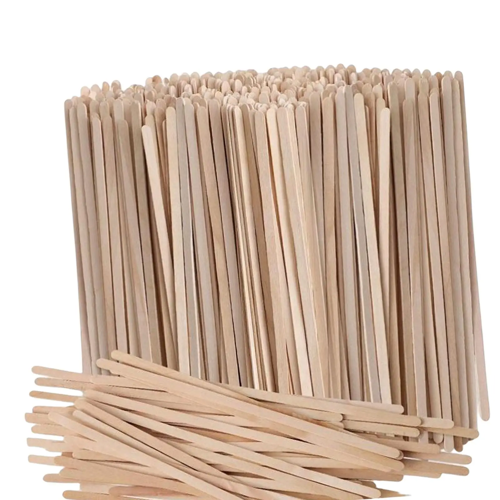 500Pcs Wood Stir Sticks Eco Friendly Stirrers Drink Stirrers for Beverage