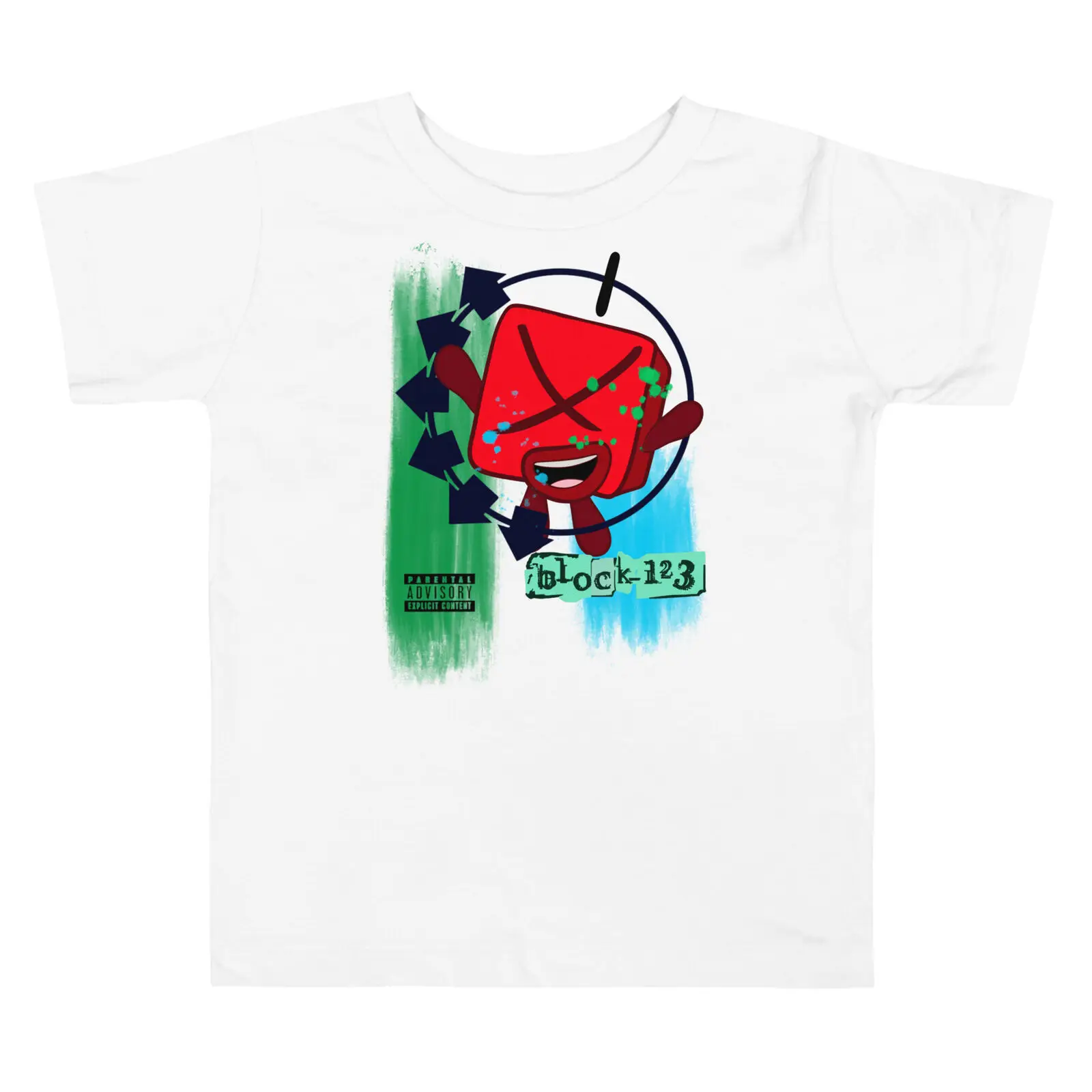 Blocks-123 Toddler T-shirt