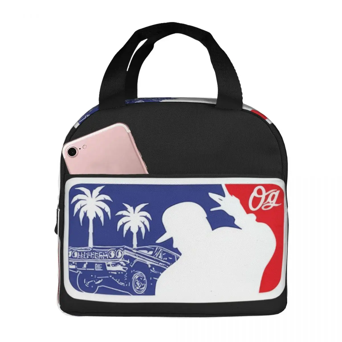 

Dub Og Dyse Een Chicano Lunch Bag Unisex Portable Cooler Insulated Lunch Box Food Bento Box