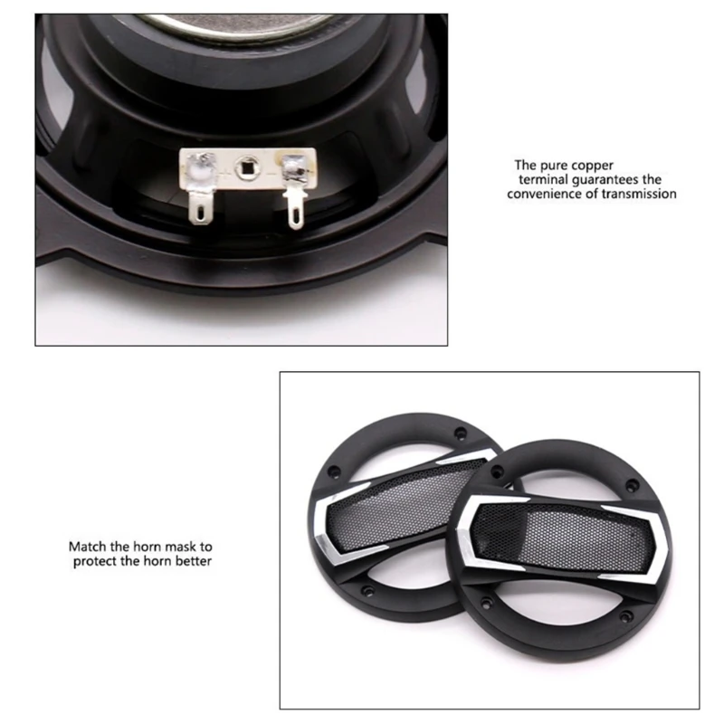 

High Performances Car Speakers set Vehicle Sound Upgrades Car Sound System Simple Installs for Auto Sound Enthusiasts