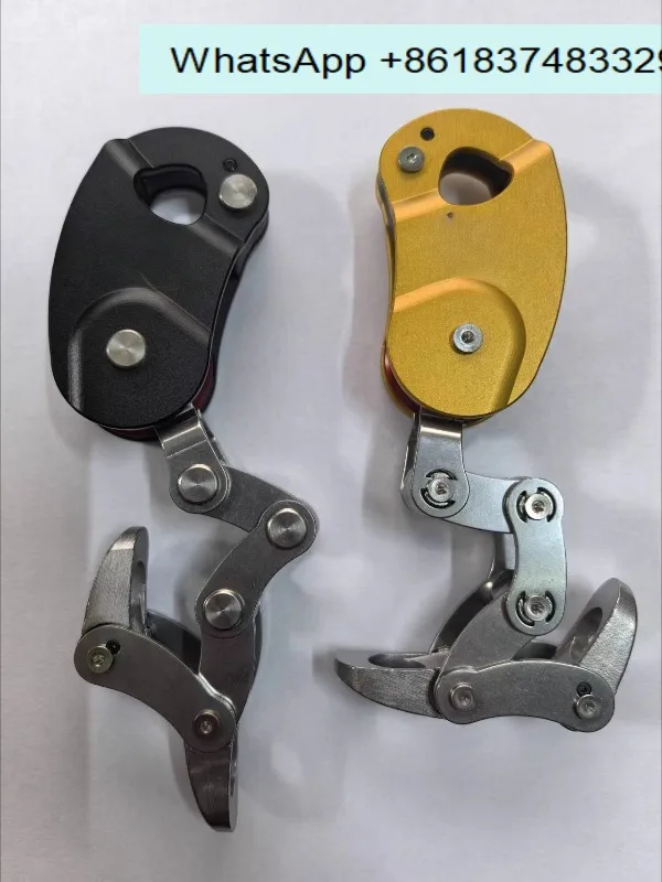 Tree climbing aerial work safety self-locking rope grabber outdoor pulley labor-saving