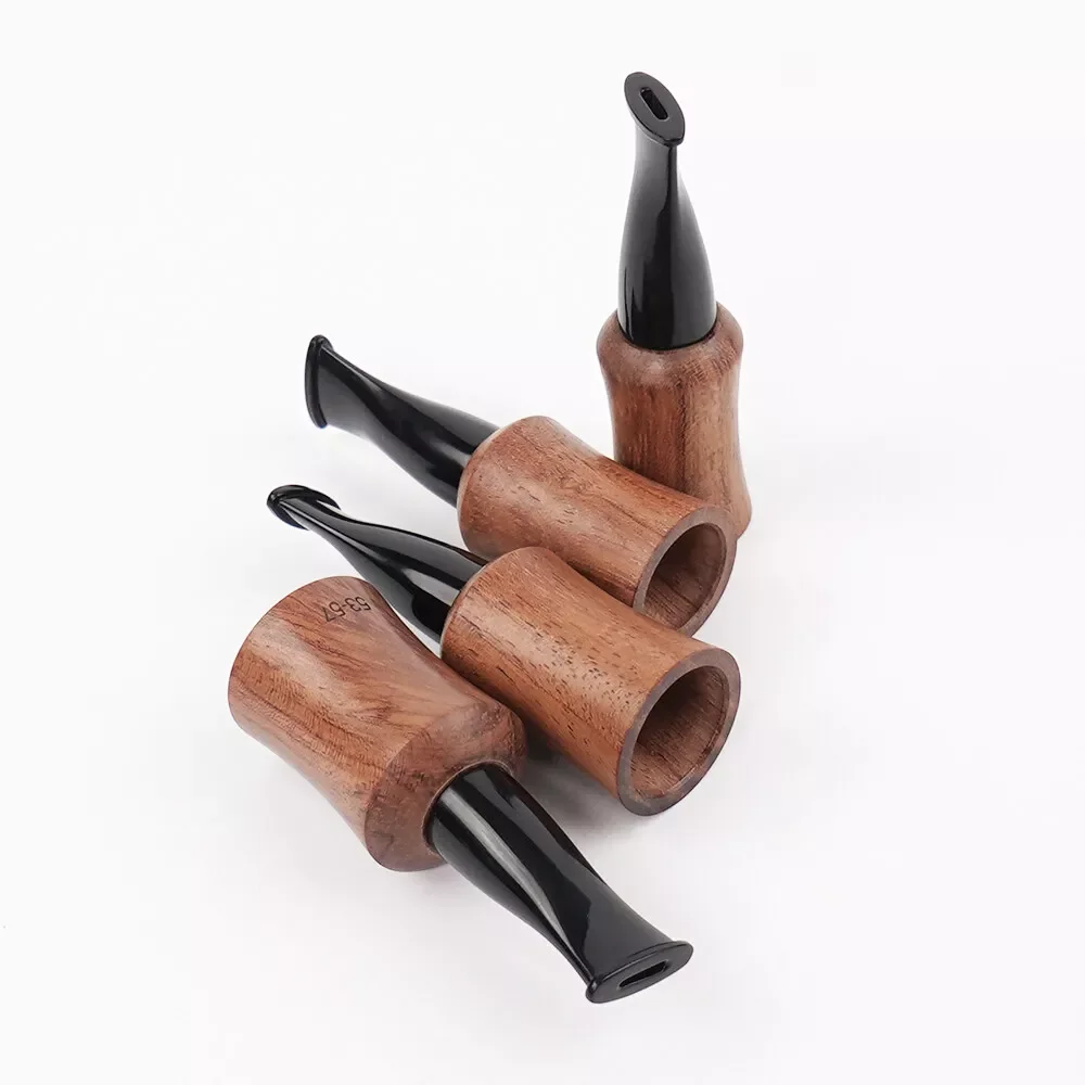 1pc wood cigar mouthpiece for ring diameter 38-42 ring 43-47 ring 48-52 ring 53-57 ring extended cigar handle 9mm filter element