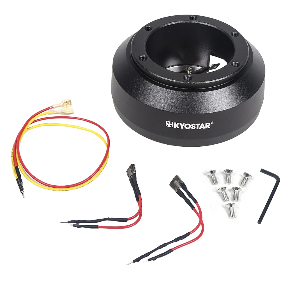 

E183H Billet Aluminum Steering Wheel Short Hub Adapter Boss Kit for VW Golf RS4 RS5 RS6 S3 S4 S5 A3 A4 A5 Q2