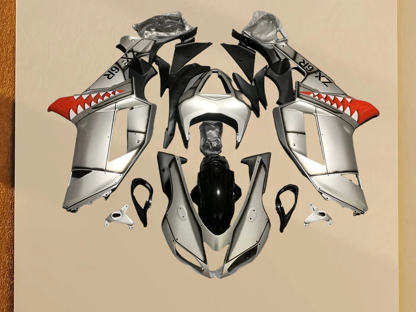 

Customized Motorcycle Fairing Kits Fit fo Kawasakir Ninja ZX-6R 05 06 ZX6R 636 2005 2006 ABS Plastic Motorcycle Fairings Kit