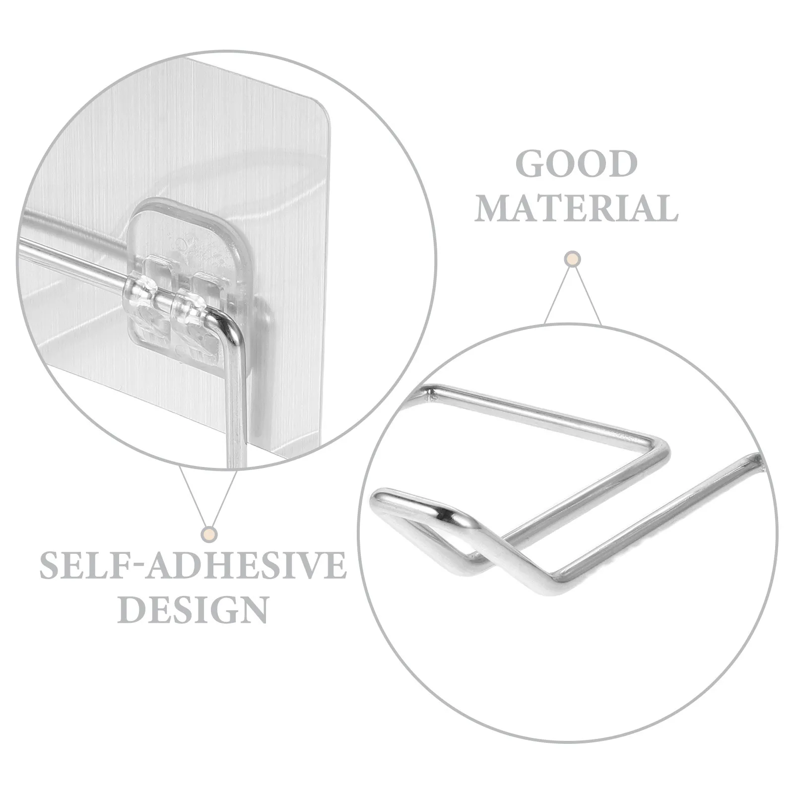 Hair Dryer Holder Wall Mounted Adhesive Rack No Drill Blow Dryer Storage Organizer Bathroom Tool Stand Stainless Steel