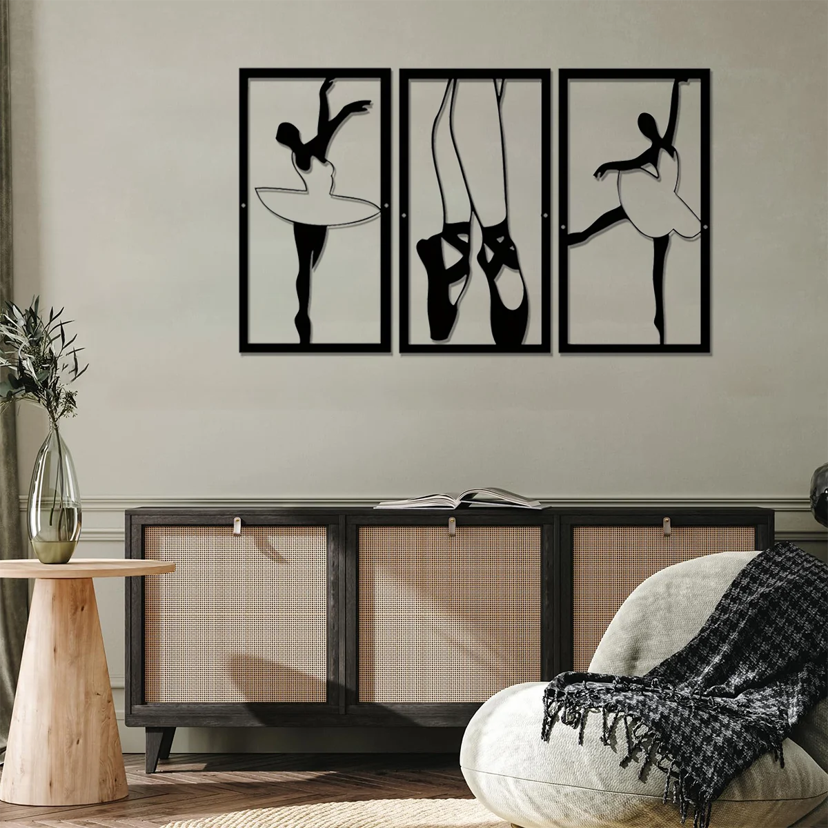 

1pc Ballerina Metal Wall Art Rectangle Metal Hoime Decor Ballet Dancer Wall Hangings Home Room Metal Wall Decor Dancer Art Home