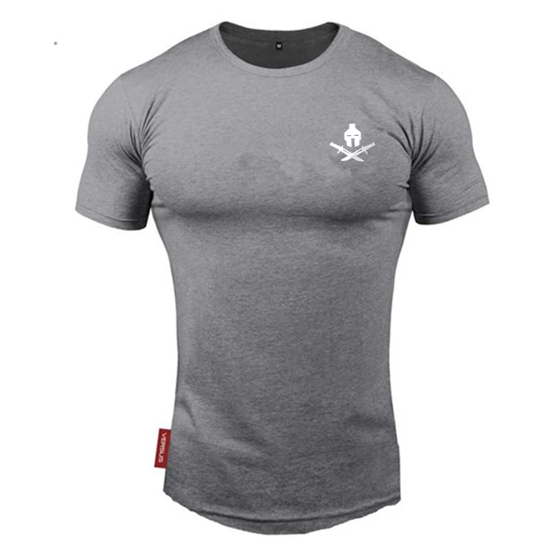 2024 palestra Fitness t-Shirt uomo Running Sport Skinny Shirt manica corta t-Shirt in cotone estate maschile Bodybuilding abbigliamento da