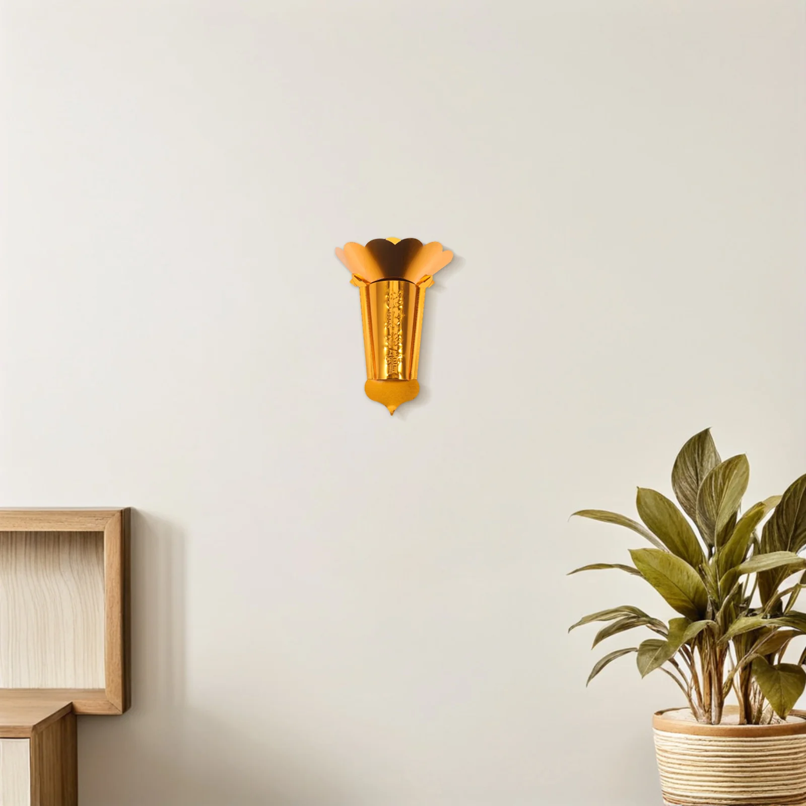 

Alloy Hanging Incense Burner Metal Incense Stick Holder Wall Mounted Fengshui Decor Meditation Worship Space Relaxation Room