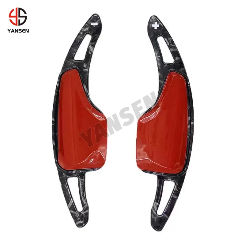 الكربون مجداف التحول لشروليه كامارو 2016-2021 2022 2023 عجلة القيادة شيفتر مجداف التحول تمديد DSG الملحقات #4