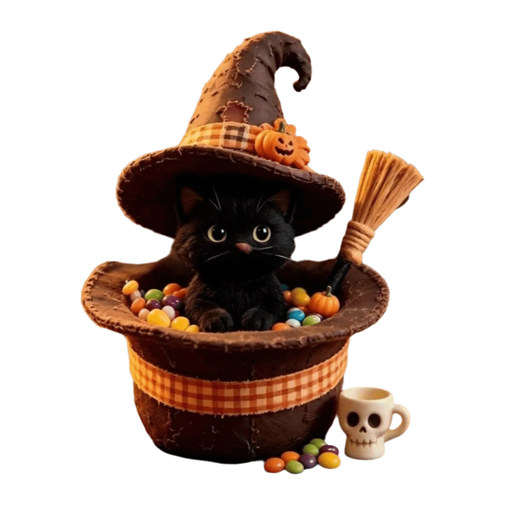 Handmade Wooden Ornament Double-Sided Printed Rustic Tabletop Ornament Vintage Distressed Pumpkin Bucket Ghost Figurine