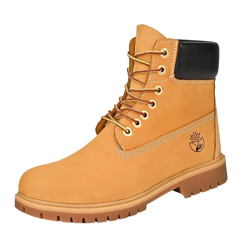 Men's Footwear Hiking Boots Outdoor Sports Shoes Lace-Up Anti-Slip Comfortable Versatile Men's Walking Casual Sports Shoes