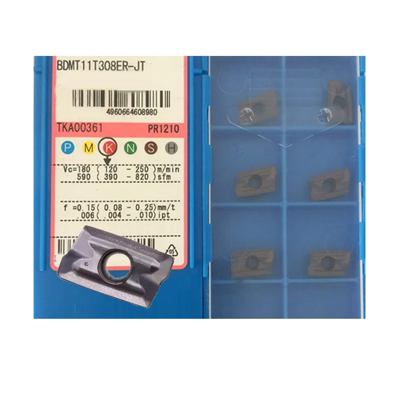

100% Original BDMT11T308ER-JT PR1210 BDMT11T312ER-JT BDMT11T331ER-JT PR1535 BDMT 11T308 11T331 ER CNC Carbide Inserts BDMT11T308