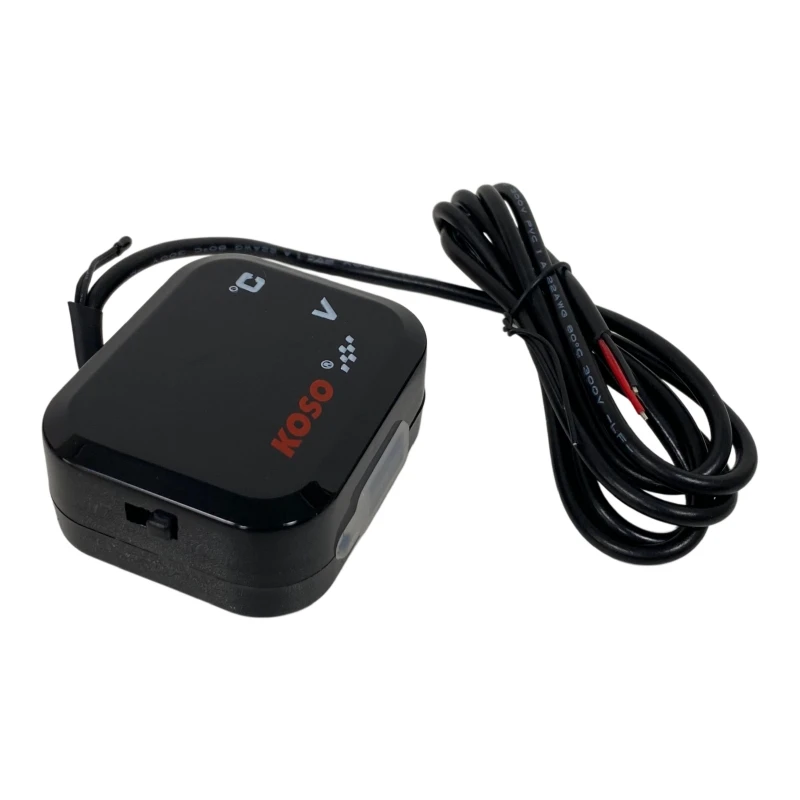 10-24V Multifunctional USB Port Motorcycle Fast Charger with Thermometer and Voltmeter Waterproof Digital Display Motor Parts view 4