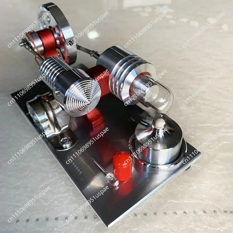 Stirling Engine Steam Engine Model Micro Generator Luminous Power Generation Model Scientific Physics Experiment Toy Gift