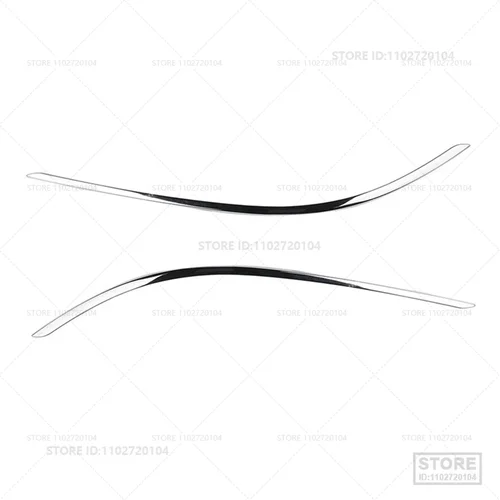 Imagen 2 del producto Para 2012-2015 Mercedes-Benz C250 C300 C350 (W204) Tira embellecedora cromada del parachoques delantero 2048853721 2048853821