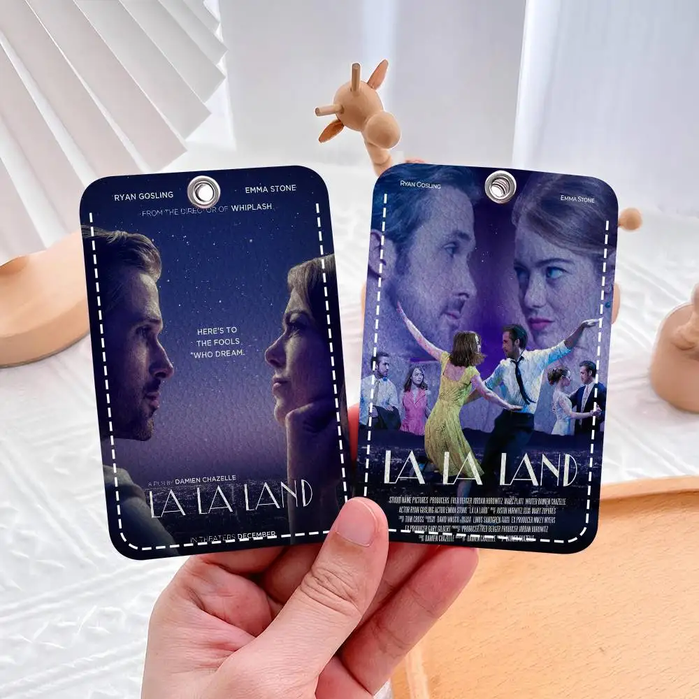 

Минималистичный кожаный кошелек для карт La La Land: гладкий чехол для удостоверений личности и визиток