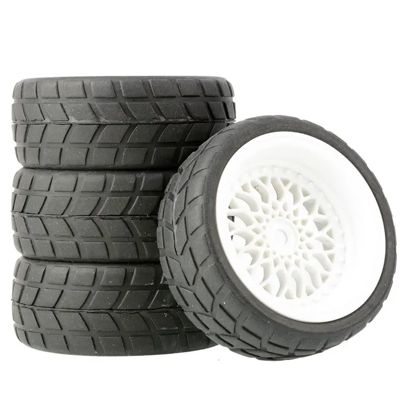 RC 2081-6083 Wheel & Rally Rubber Tires Offset: 3mm/6mm/9mm For 1:10  Redcar HSP HPI SAKURA D3 Kyosho FW06 General rc cars