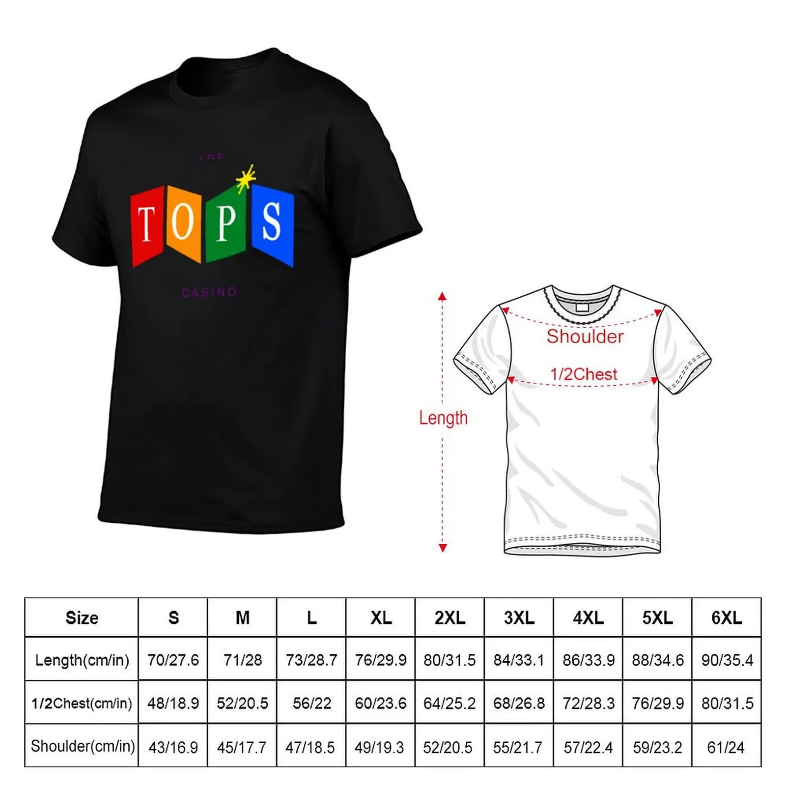 Rainbow Pride Tops Casino (FNV) Logo T-Shirt heavyweights quick-drying quick drying oversized graphic tee vintage t shirt men