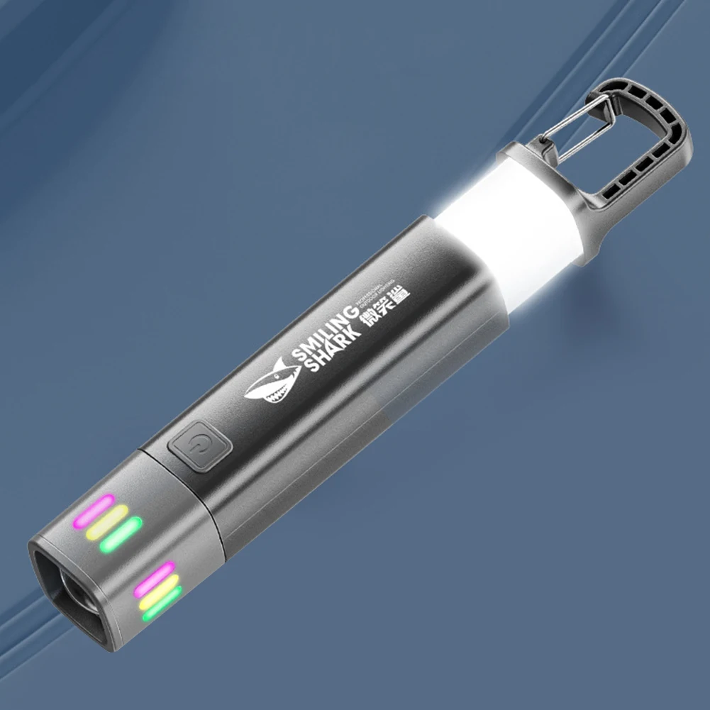 Torcia XPE + COB LED ad alta luminosità Torcia esterna ricaricabile USB Torcia zoomabile per pesca escursionistica all'aperto