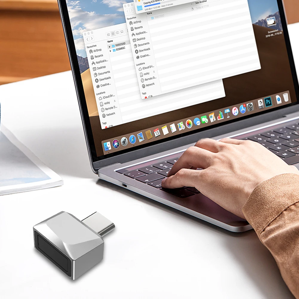 USB قارئ مفتاح بصمات الأصابع البيومترية بصمات الأصابع الماسح الضوئي ويندوز مرحبا U2F البيومترية مفتاح أمان صغير دونغل للكمبيوتر أو الكمبيوتر المحمول