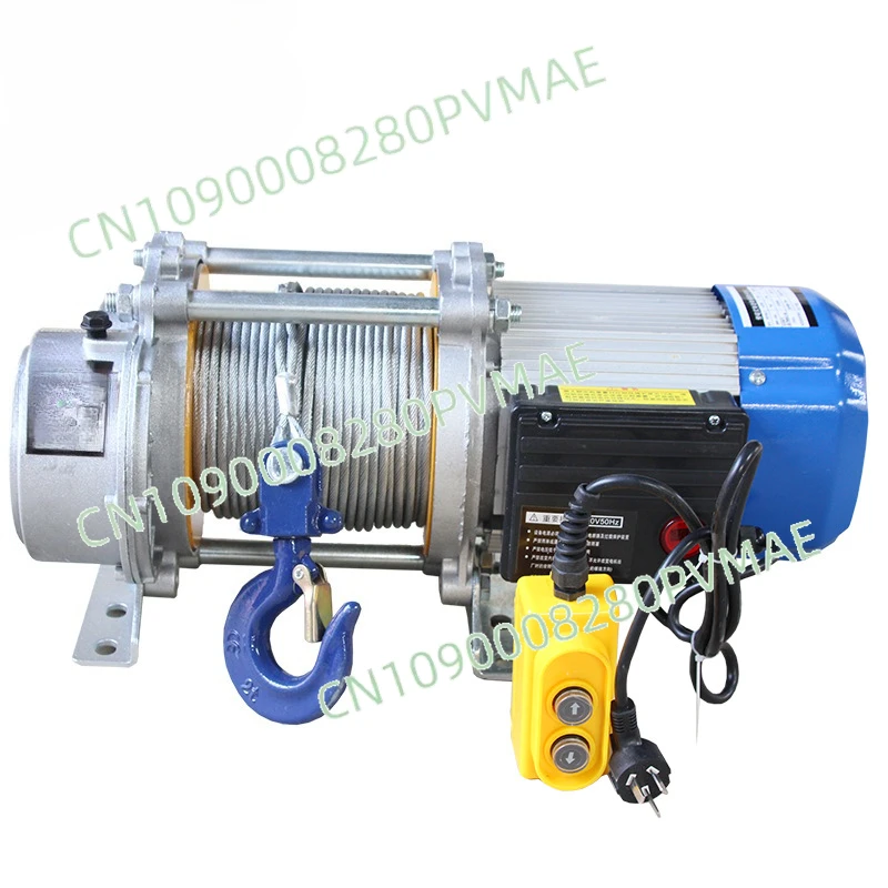 Aluminum Shell Electric Hoist - 220V/380V Small Lifting Motor for Building Decoration Home Appliance