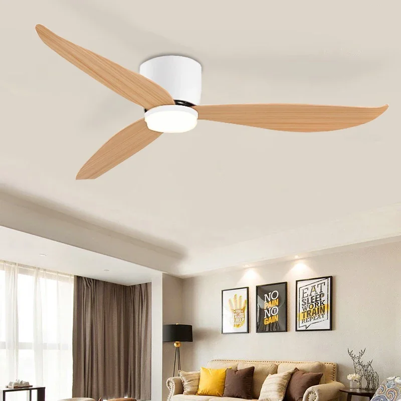 

Led Modern Indoor Ceiling Fan Light Strip Lamp 46 52 Inches 6-Speed Wind Speed Living Room Bedroom Dining Room 110v-220v