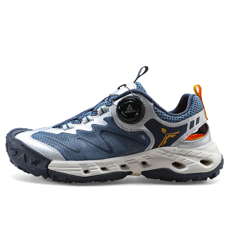 HUMTTO Upstream Shoes Men Outdoor Breathable Mesh Quick drying water Sneakers walking fishing shoes Trekking Wading Aqua Shoe