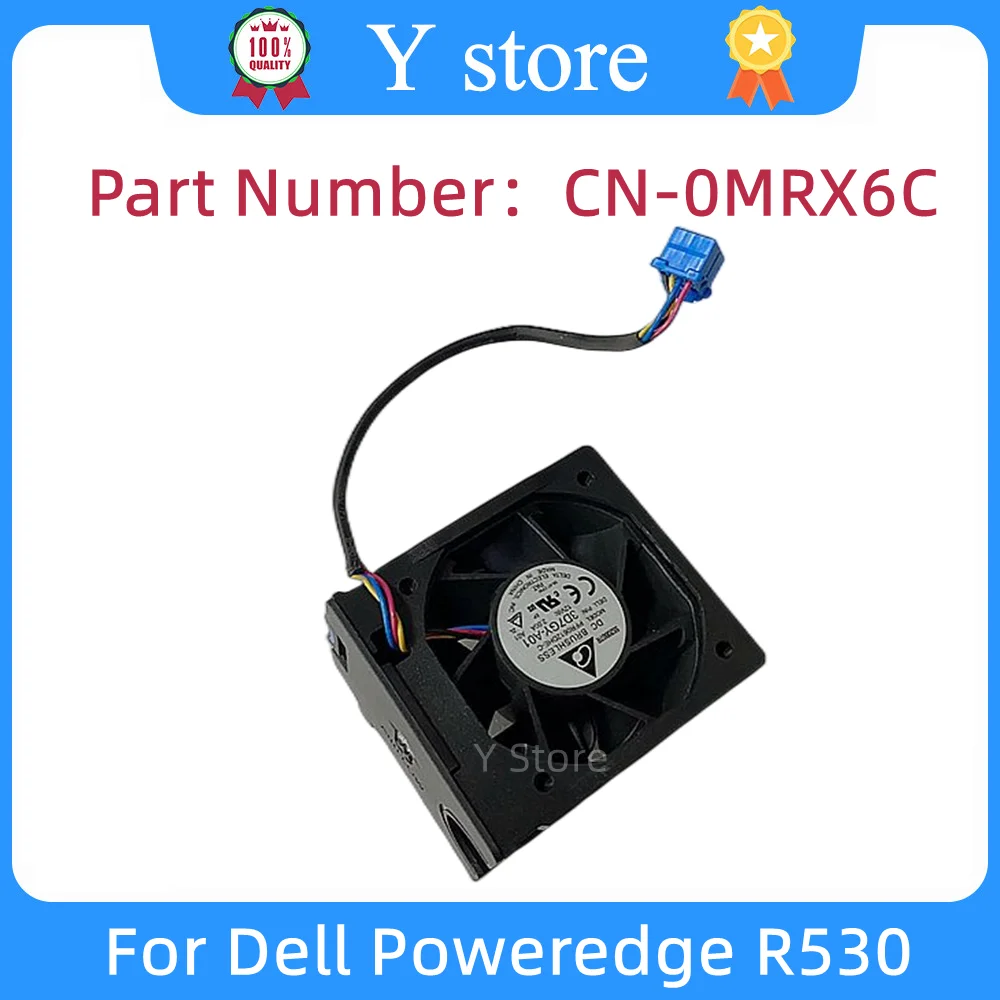 

Y Store Original Heretom CPU Cooling Fan CPU Cooler Server Fan 0MRX6C MRX6C 0WFXP8 WFXP8For Dell Poweredge R530 100% Tested