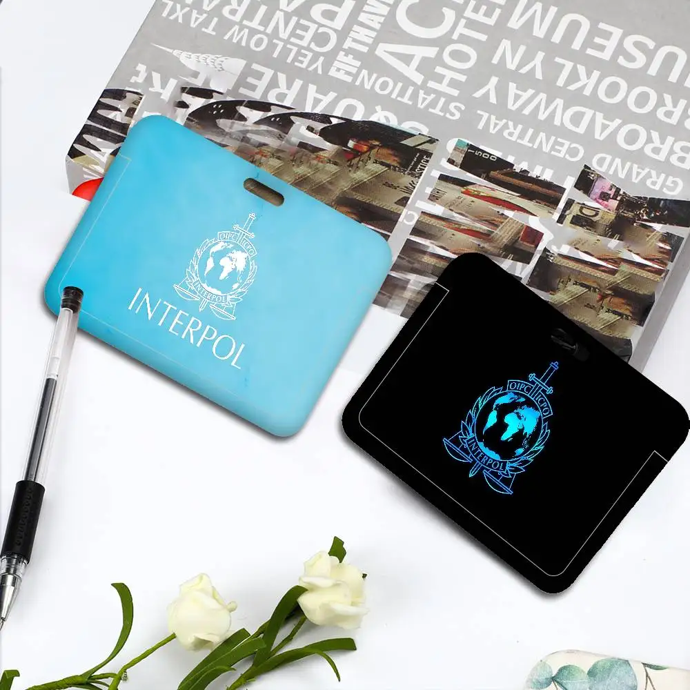 

Держатель для ID-карты с логотипом I-Interpols, шнурок на шею, чехол для кредитной карты, держатель для пропуска, подарок для детей