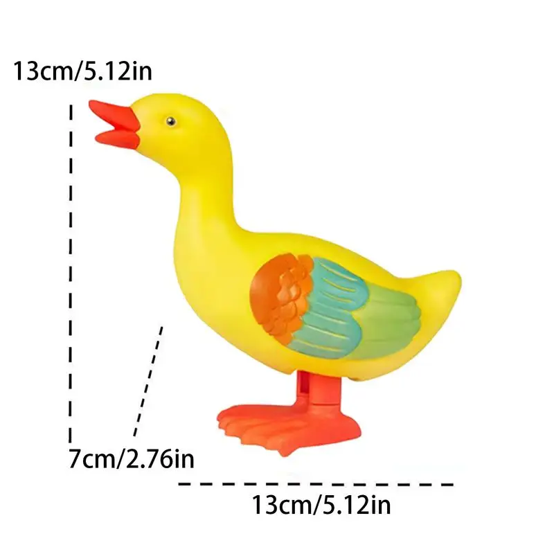 Pato de cuerda de juguete para niños, pato de cuerda de primavera para niños, juguetes creativos de pato de cuerda, estimulación, pato de primavera saltador, juguete para niños